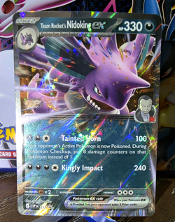 TEAM ROCKET'S NIDOKING EX SVP217 BLACK STAR PROMO POKEMON TCG: DESTINED RIVALS - Image 1
