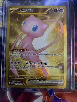 Pokemon TCG Mew EX 205/165 Scarlet & Violet 151 Hyper Rare Gold - Image 1