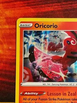 Oricorio SWSH 168 Prerelease - Pokemon SWSH: Fusion Strike Black Star Promo - Image 2