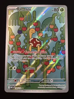 Shuckle 136/132 – Illustration Rare – ME01 Mega Evolution – NM – Pokemon TCG - Image 1