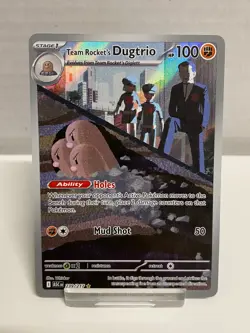 Pokemon Team Rocket's Dugtrio 239/217 Ascended Heroes *NEAR MINT* - Image 1