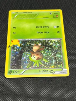 Pokemon TCG Chespin 6/25 - 25th Anniversary McDonalds Promo - Image 3