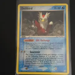 Pokemon TCG Delibird 21/109 Team Rocket Returns Basic 70HP Rare Regular - Image 1