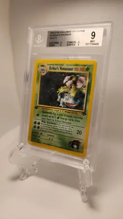 Pokemon Erika's Venusaur Gym Challenge Holo Swirl 4/132 1st Edition Becket 9 - Image 3