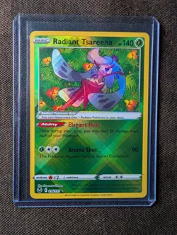 Pokemon TCG Radiant Tsareena 016/195 Swsh12: Sword & Shield Silver Tempest Holo - Image 1