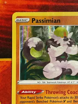 Passimian SWSH115 Prerelease - Pokemon SWSH: Chilling Reign Black Star Promo - Image 2