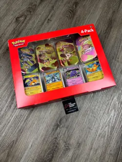 2025 Pokemon Scarlet and Violet 151 Mini Tin 4-Pack SEALED SHIPS NOW! - Image 1