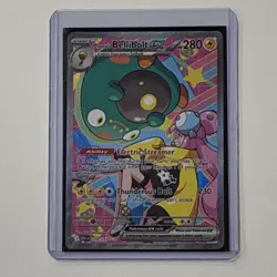 Pokemon - Iono's Bellibolt EX 279/217 Ultra Rare Full Art Holo ENGLISH - Image 3