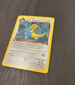 1st Edition Dark Dragonite 5/82 Team Rocket Set Holo Rare 2000 Pokemon - Image 2