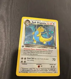 1st Edition Dark Dragonite 5/82 Team Rocket Set Holo Rare 2000 Pokemon - Image 5