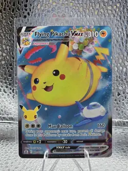 Flying Pikachu VMAX 007/025 Holo Rare VMAX Celebrations Pokemon TCG Near Mint - Image 1