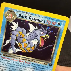 Dark Gyarados 8/82 Rare Team Rocket Holo 1st Edition Pokemon - NM/NM- - Image 2