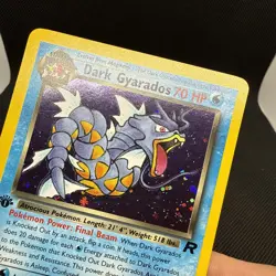Dark Gyarados 8/82 Rare Team Rocket Holo 1st Edition Pokemon - NM/NM- - Image 3