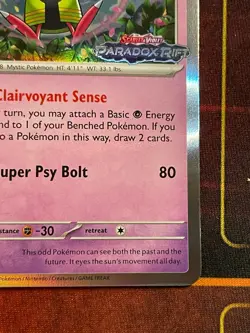 Xatu 059 Prerelease - Pokemon SV: Paradox Rift Stamp Black Star Promo - Image 5