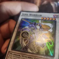 YuGiOh - Junk Warrior LC5D-EN029 Super Rare 1st Edition Played - Image 3