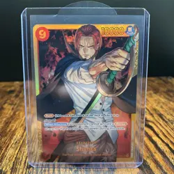 One Piece Card Game Shanks OP01-120 Secret Rare - Near Mint Romance Dawn - Image 4