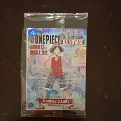 Bandai Namco One Piece Card Game US Voyage Monkey D. Luffy Character Holo Card - Image 1