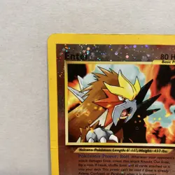Pokemon TCG Entei #34 Reverse Holo Promo Card 2001 Black Star - Image 2