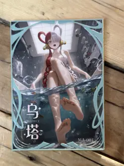 One Piece CCG Goddess Uta Metal Card - Fish & Feet In The Bathtub - Image 1