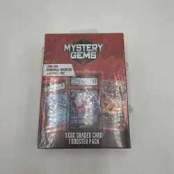 Pokemon Mystery Gems 1 CGC Graded Card & 1 Booster Pack 2025 Sealed - Image 1