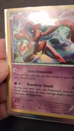 Pokemon Deoxys TCG Ultra Rare Holo Card 33/108 XY Roaring Skies LP Nm - Image 2