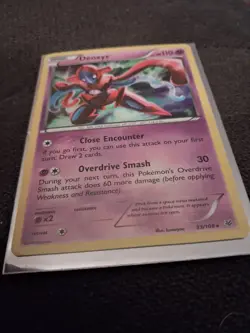 Pokemon Deoxys TCG Ultra Rare Holo Card 33/108 XY Roaring Skies LP Nm - Image 4