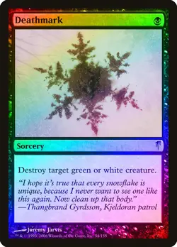 Deathmark FOIL Coldsnap HEAVILY PLD Black Uncommon MAGIC GATHERING CARD ABUGames - Image 1