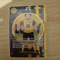 One Piece x BVB Monkey D. Luffy CUSTOM Promo card AT13-003 READ BEFORE BUYING!!! - Image 1