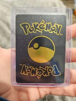 Mewtwo GX Dark Nova Premium Black Foil Fan Art Vinyl Collector Display Card - Image 5