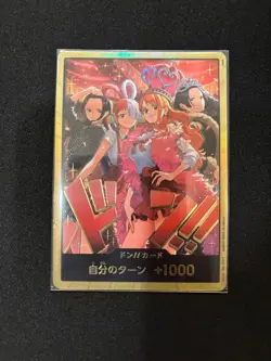 Don!! Gold One Piece Card Game Heroines Special Edition Nami Robin Hancock Uta - Image 1