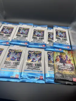 MANGA Booster 10 Packs Dragon Ball Card Game SB02 Fusion World Japanese - Image 1