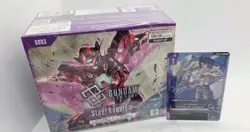 X1 Gundam Card Tcg Booster Box Steel Requiem GD03 + 3 Promos- Mikazuki Signature - Image 2