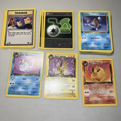 Team Rocket 1st Edition Pokemon Vintage 51 Cards Lot - Image 1