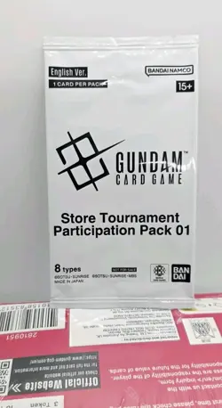 X1 Gundam Card Tcg Booster Box Dual Impact GD02 + 3 Promos- Mikazuki Signature P - Image 3