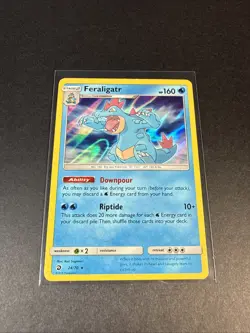 Feraligatr Dragon Majesty 24/70 NM-LP Holo Rare Pokemon Card - Image 1