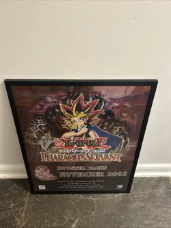 2002 Rare Yu-Gi-Oh! (Yugioh) FRAMED Pharaoh's Servant Promo Poster 18 x 24 - Image 2