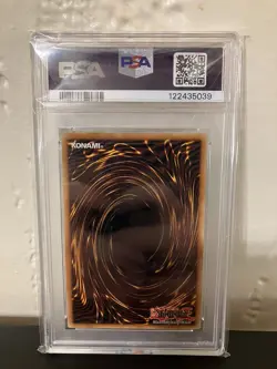 PSA 9 Mint - Elemental Hero Chaos Neos GLAS-EN036 1st Edition Ghost Rare YuGiOh - Image 2