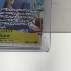 One Piece TCG Nami 053 EB03-053 Extra Booster Heroines Edition SR English NM - Image 4