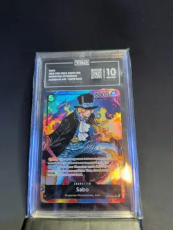 TAG Gem Mint 10 Sabo (Alternate Art) OP04-083 Kingdoms of Intrigue Foil - Image 1