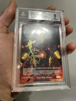 Iron man armor Se40-p01 pr Bgs Weiss Schwarz Marvel bcf2023 title cup top prize - Image 4
