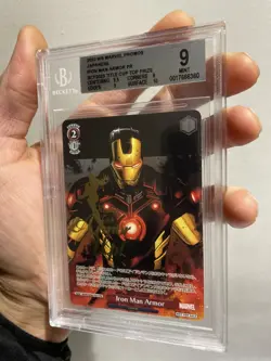 Iron man armor Se40-p01 pr Bgs Weiss Schwarz Marvel bcf2023 title cup top prize - Image 5