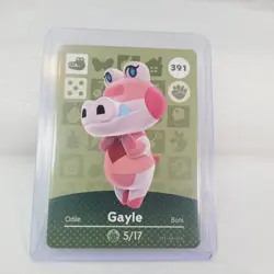 Gayle #391 - Amiibo Card - Animal Crossing Series 1 - Authentic Nintendo - Image 1