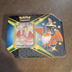 Pokemon Shining Fates Cramorant V Promo Tin Box Trading Card Game - Image 1
