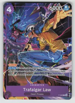 2026 One Piece TCG - TRAFALGAR LAW - Promo Card P-093 Illustration Box Volume 6 - Image 1