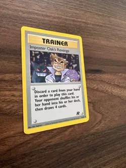 Pokemon TCG Card Team Rocket Set 76/82 - Imposter Oak's Revenge Trainer NM - Image 3