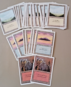 64 Magic The Gathering Wizards of the Coast Cards LAND ONLY - Image 2