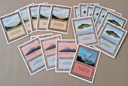 64 Magic The Gathering Wizards of the Coast Cards LAND ONLY - Image 4