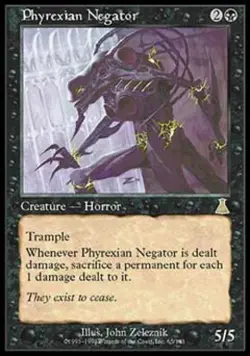 MTG - Phyrexian Negator - Urza's Destiny - Light Play - Normal - Image 1