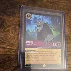 Disney Lorcana Hades Looking for a Deal 56/204 Regular Character Card - Image 3