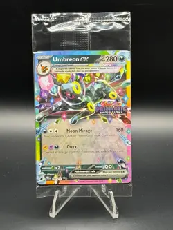 Umbreon ex 060/131 Sealed Prismatic Evolutions Stamped Promo Holo Pokemon Card - Image 1